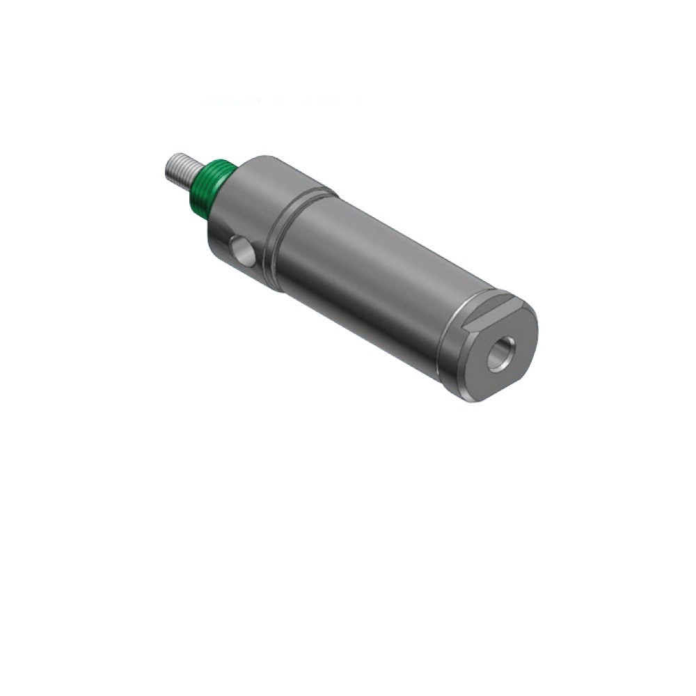 0750DC1-05A-03 NUMATICS/AVENTICS ROUND LINE DELRIN CYLINDER<BR>M SERIES 3/4" BORE 5" STROKE, DBL ACT, NOSE MNT, MAGNET